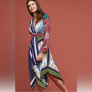 Anthropologie Istanbul Wrap Dress